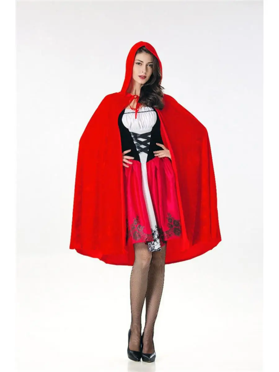 زي تنكري جديد للهالوين مستوحى من الأنمي والحكايات الخيالية، زي ليلى والذئب، ملابس تقليدية صينية للعروض المسرحية #2