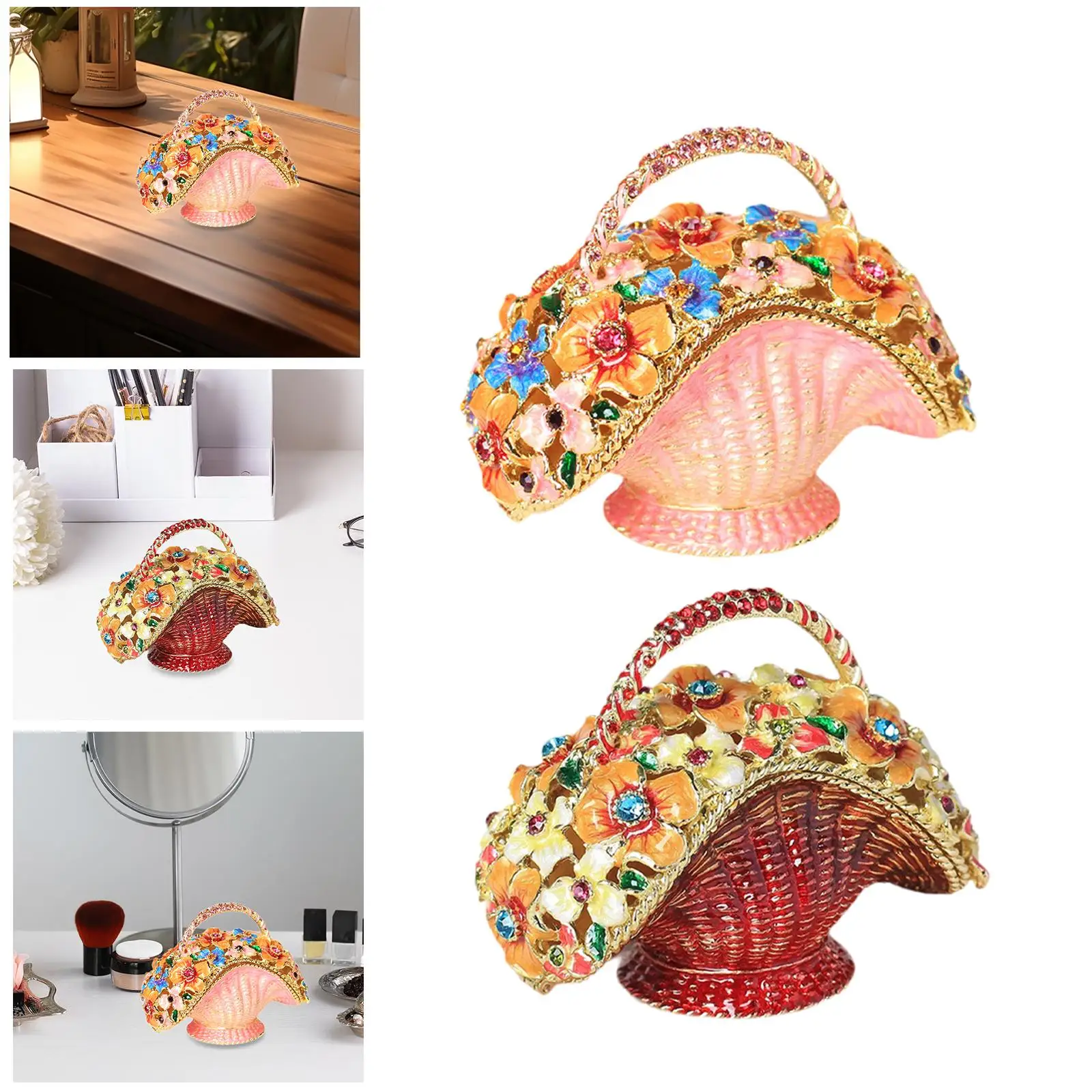 

Jewelry Organizer Decorative Decor Figurine for Earrings Bracelets House