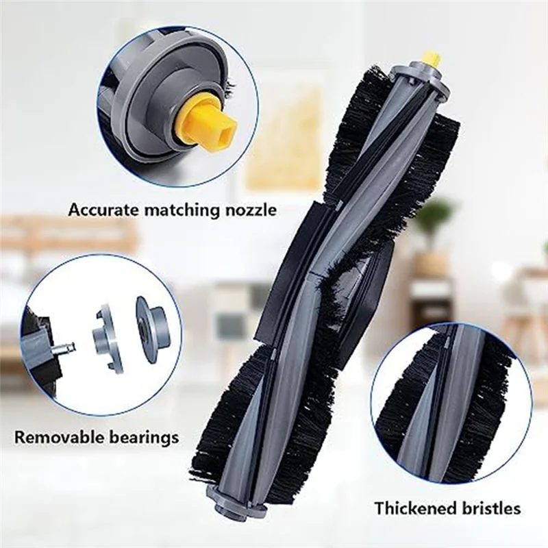 A24P para Ecovacs Deebot X1 Omni X1 Turbo Robot aspirador Cepillo Lateral principal filtro HEPA paño de mopa bolsas de polvo piezas