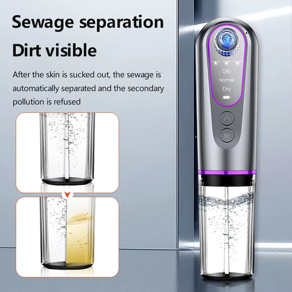 Smart Library Home Use Electric Bubble Blackhead Remover Portable Pore Extractor Cleaner Vacuum Blackhead Remover For Nose Facia