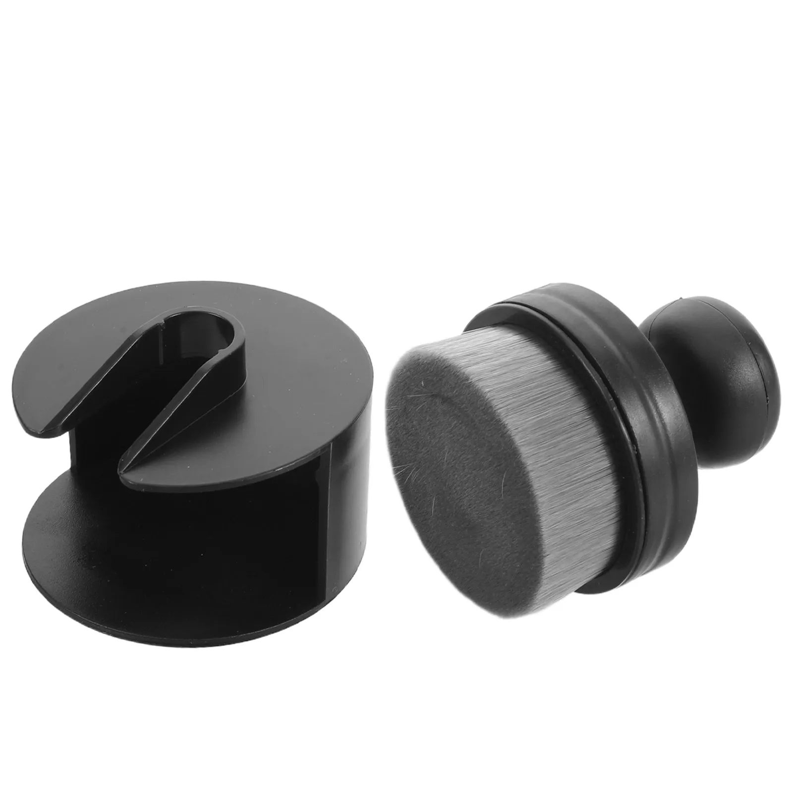 Record Player Cleaning Brush Black Handle Hair Anti Static Dust Removal Vinyl Turntable Cleaner Brush for Audio