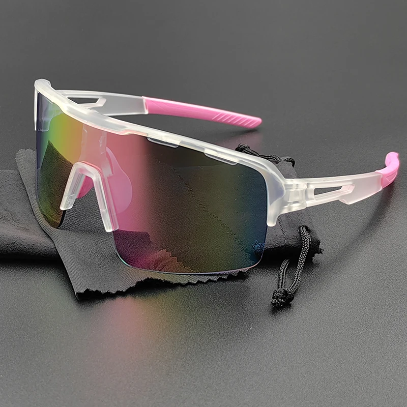 2024 UV400 Cycling Glasses Sports Bicycle Sunglasses Men Women MTB Running Fishing Goggles Male Bike Eyewear Fast Cyclist Eyes