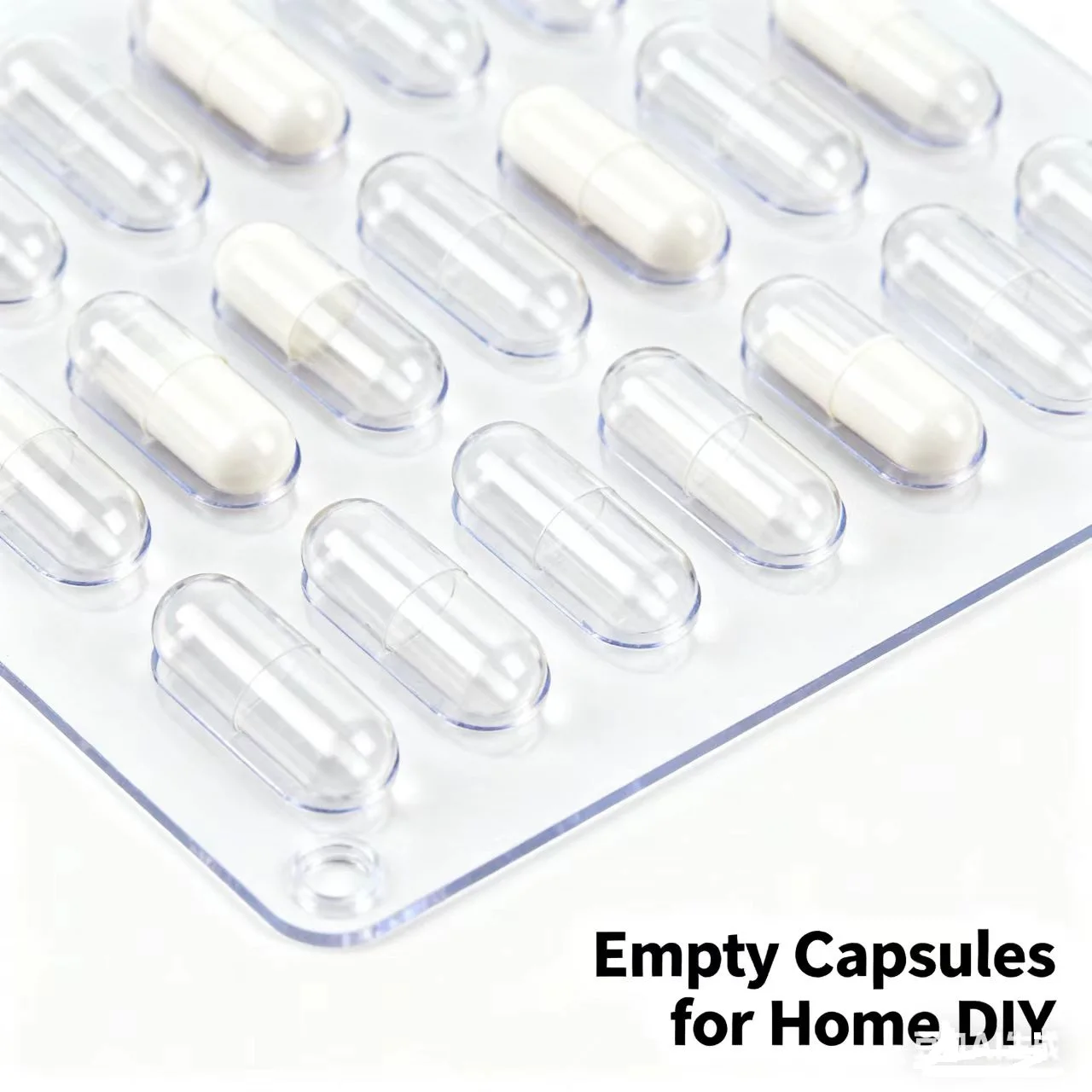 Vegetarian DIY Empty DIY Size 00 1 2 3 4 0, Transparent – 10000 Count, Easy to Fill