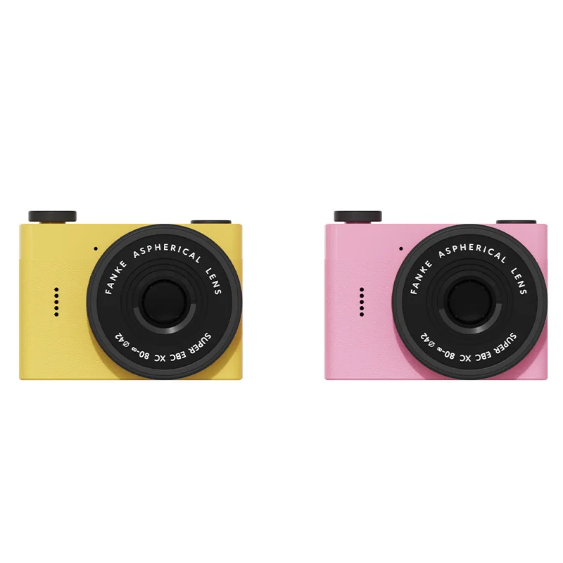 New children's digital camera with front and rear dual cameras, portable pocket camera, retro mini digital camera, holiday gift