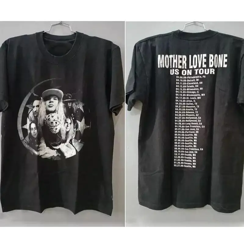 Vintage 1989 Mother Love Bone Shaka US on Tour T shirt size S 5XL