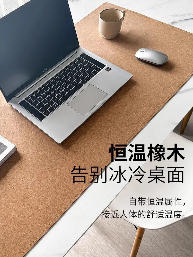 Mouse pad, oversized office desktop, laptop keyboard, leather writing desk pad, large minimalist and advanced sense