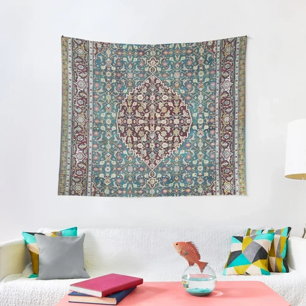 Antique Agra North India Carpet Print Tapestry Decoration Room Carpet Wall Decoration Bedroom Tapestry