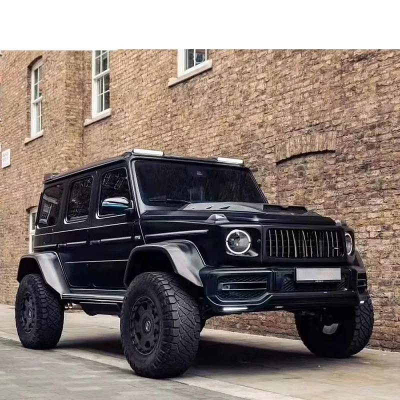 Premium Dry Carbon Fiber 4X4 Wide Wheel Arch Over Flares Fit W464 W463 W463a G63 G500 G550 2019+ Auto Exterior Modificati view 2