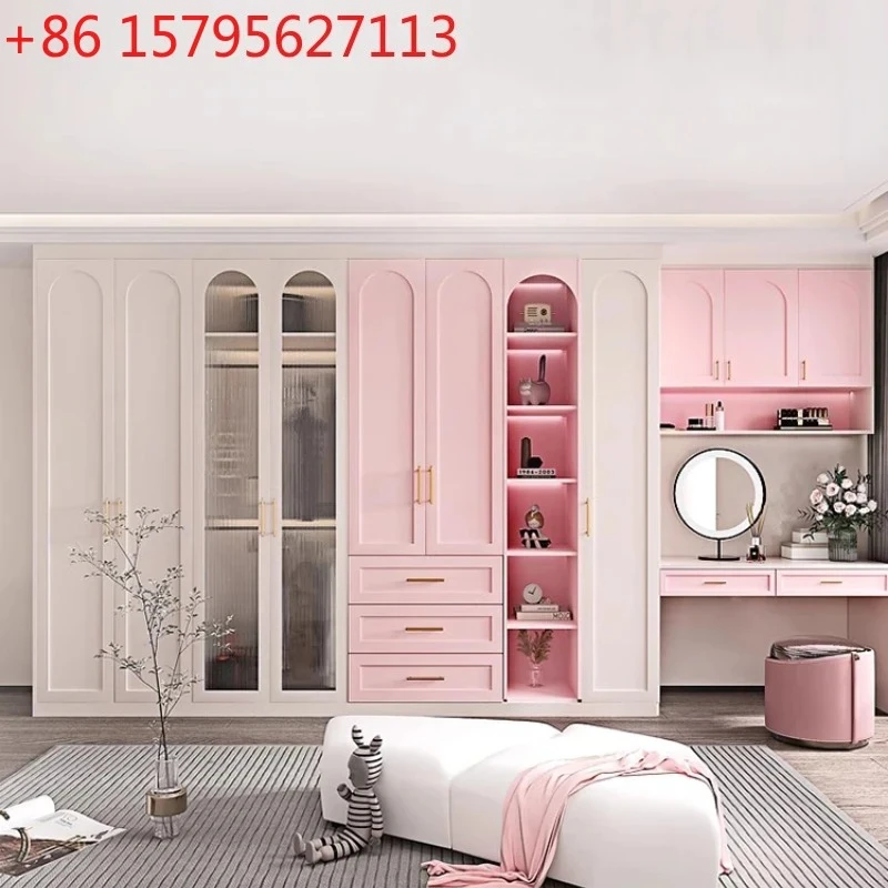 

Drawers Storage Tall Wardrobes Medium Luxury Aesthetic White Girls Bedroom Closet Open Clothes Teen Armario De Ropa Furnitu