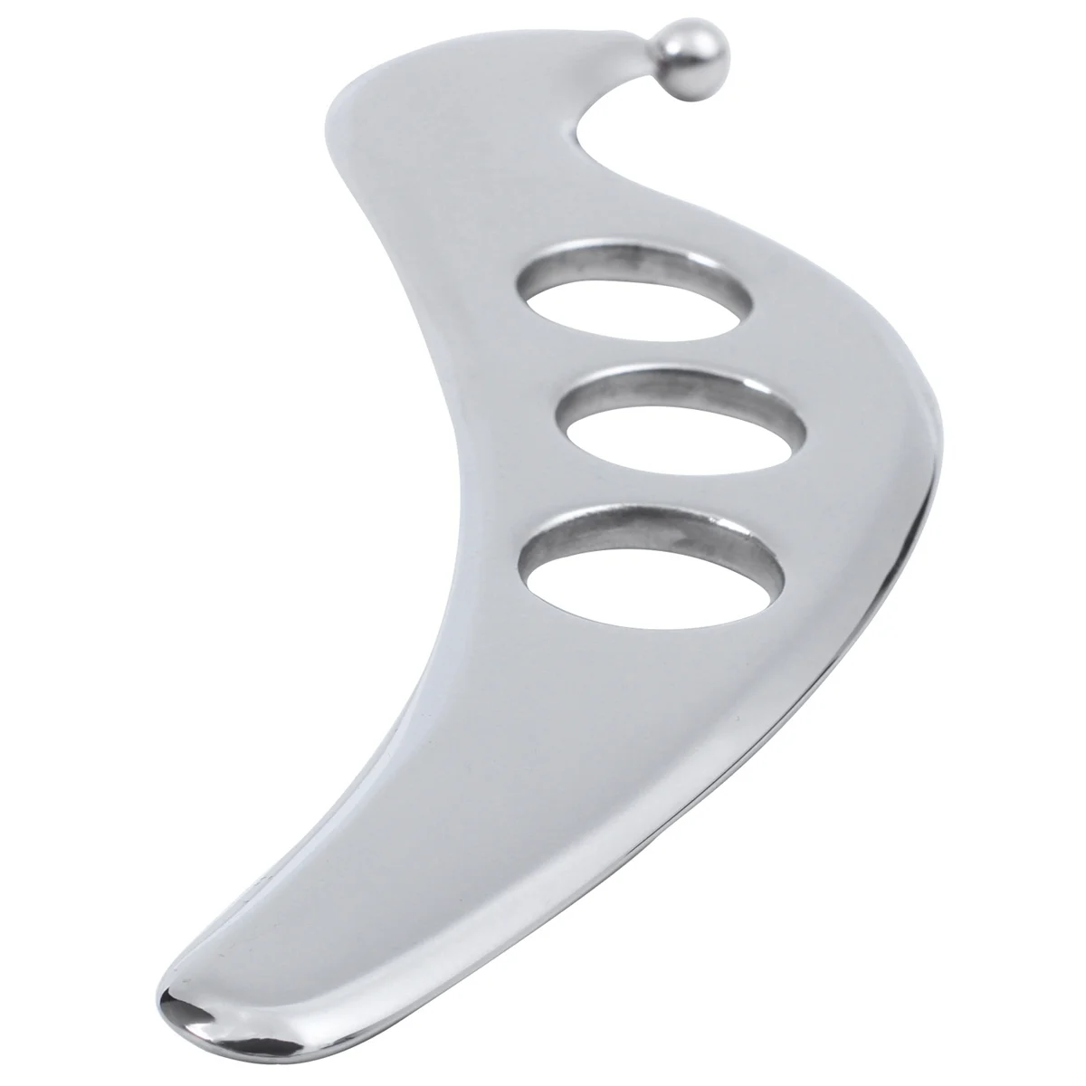 Herramienta masajeadora de placa Gua Sha Guasha de acero inoxidable, raspador para fisioterapia, máquina de masaje meridiano muscular suelto, herramienta de tablero de Spa