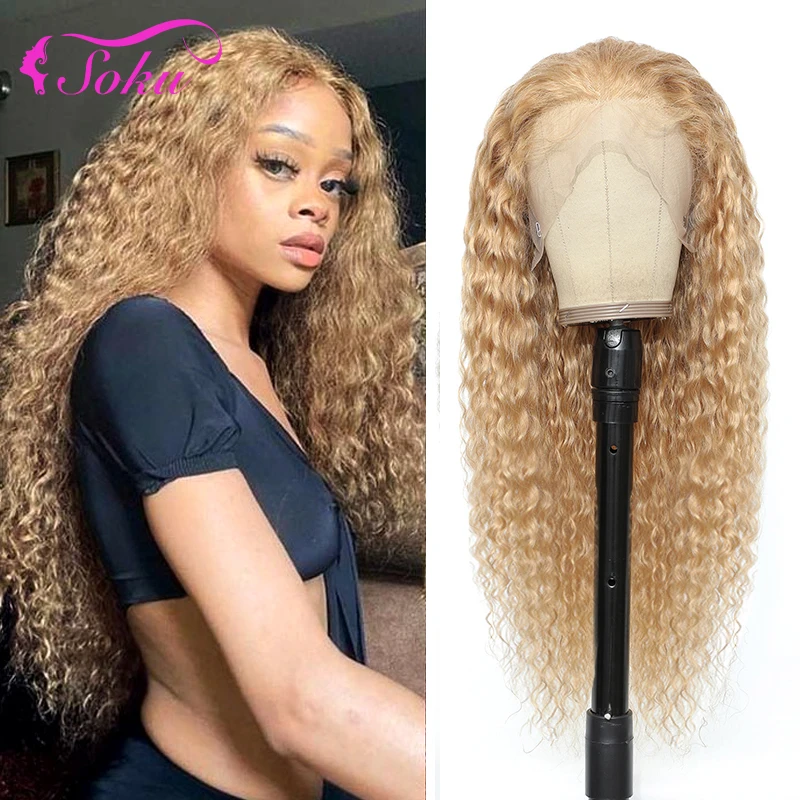 Water Wave 13x4 Transparent Lace Front Wig Human Hair Wigs For Black Women 4x4 Closure Wig Long Deep Frontal Brazilian Wig SOKU