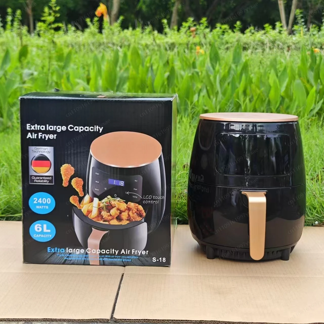 Multifunctional smart touch screen oven, large capacity air fryer, electric fryer fries machine