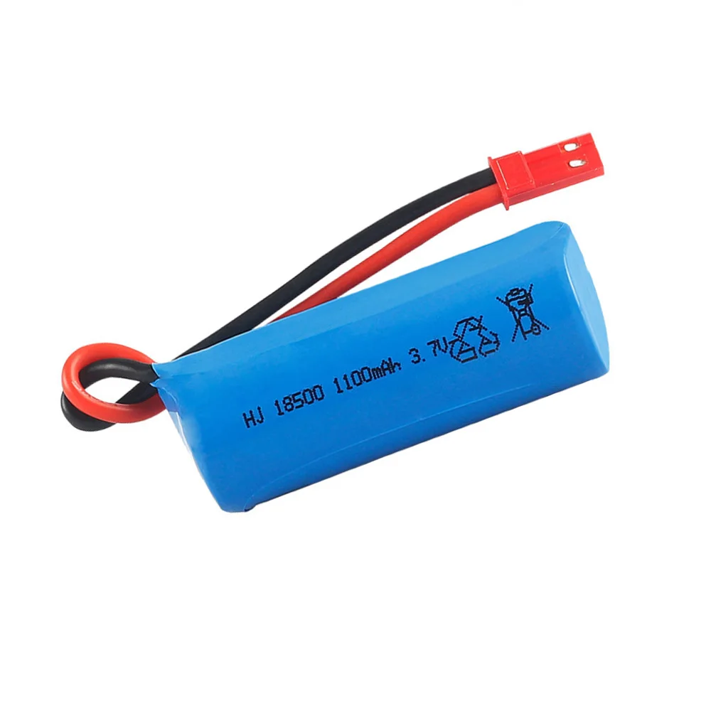 3.7V 1100mAh bateria Lipo 18500 dla S900 FT008 helikopter zdalnego sterowania/łódź 3.7V bateria lipo SM/JSTPlug dla RC zabawki