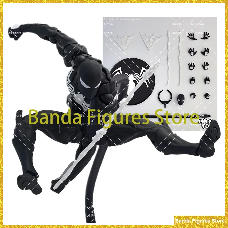 オリジナル混乱おもちゃ黒隣人共生スパイダーマンブラックヴェノムバトル服ジョイントアクティブ在庫アニメモデルおもちゃ