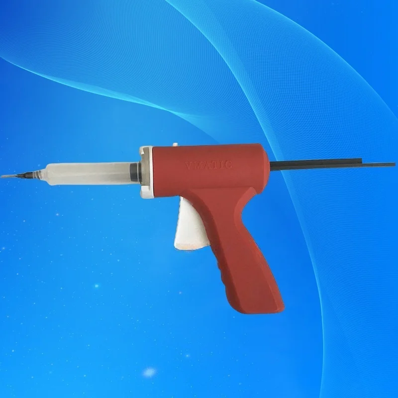 Free Shipping 5cc 5ml Plastic Soldering Flux Syringe Caulking Gun For Green Oil