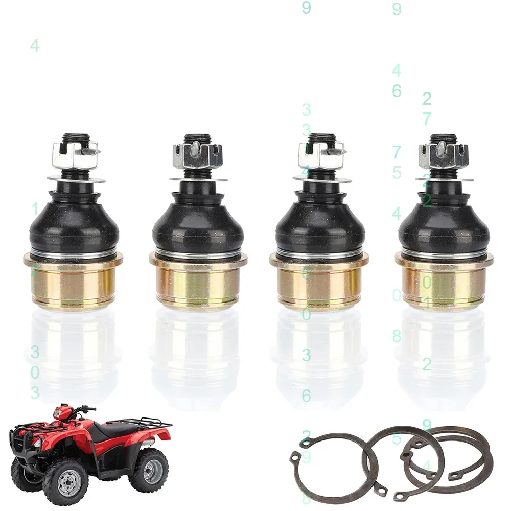 Upper Lower Ball Joints Set for Rancher 420 450 Foreman Rubicon 500 TRX500 TRX420 TRX450 ATV Replacement Parts