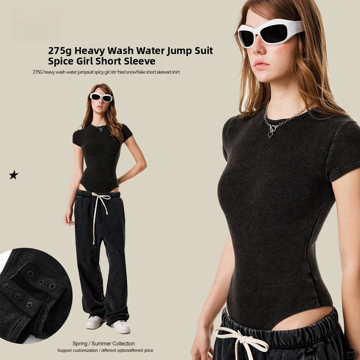 Abito intero dimagrante fitn estivo da donna ort Sve T-shirt lavorata a maglia in cotone con spandex elastico e top sexy