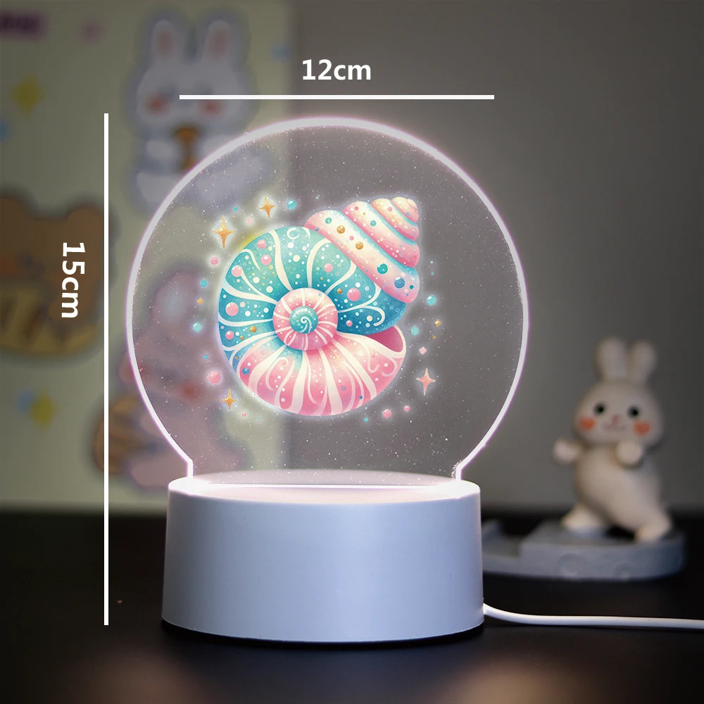 mermaid Children Bedroom Decor 3D Lamp For Home Room Decoration Nightlight 3D Led Night Light