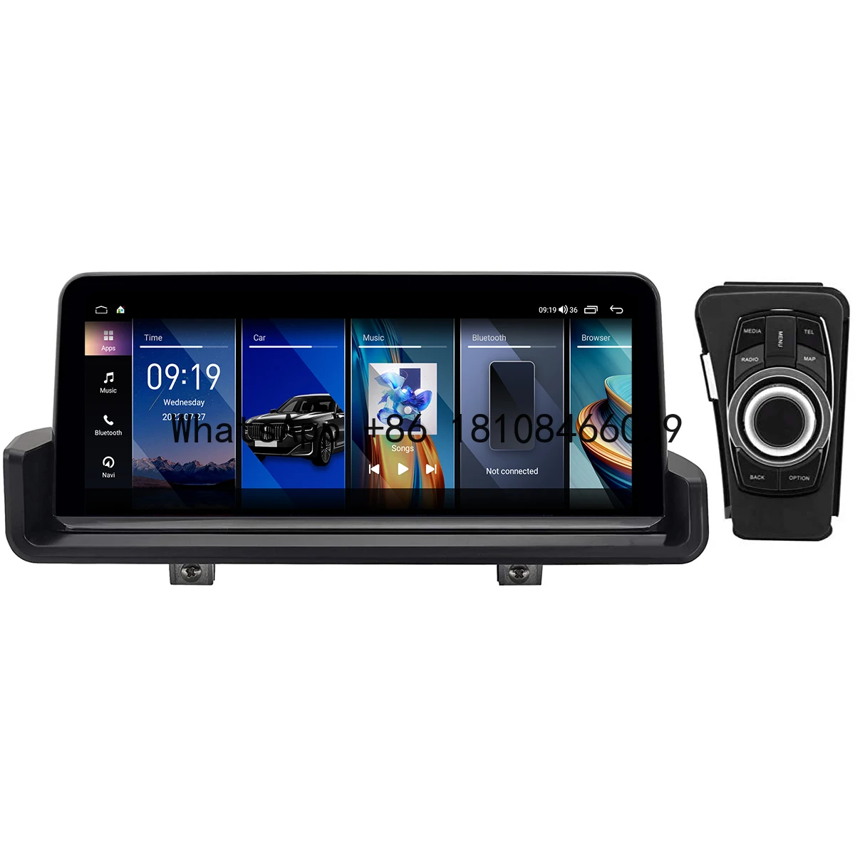 

12.5" Android 14 GPS Navigation Wireless Apple Carplay Auto for BMW 3 Series E90 E91 Car Radio Multimedia Video Player Screen