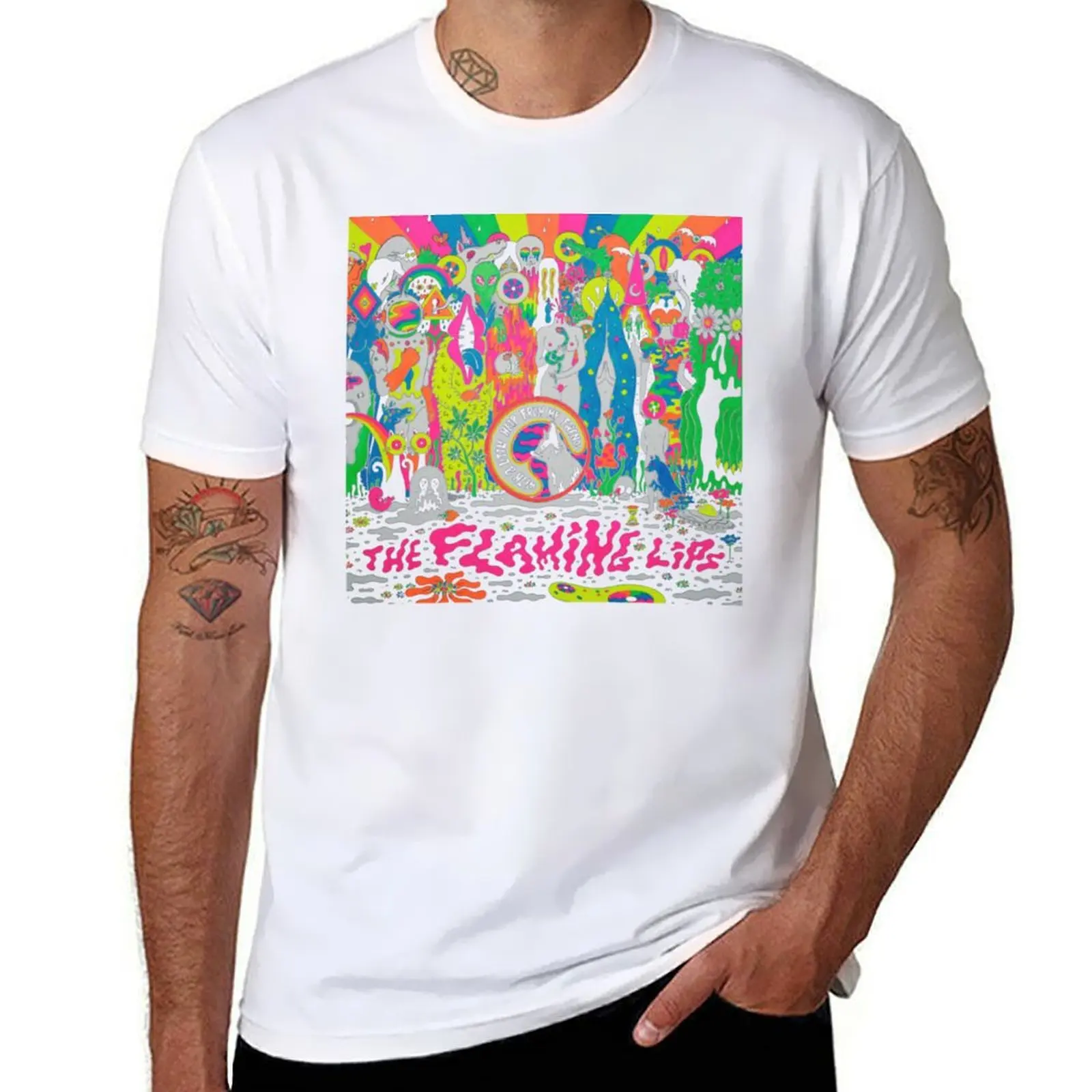 

THE FLAMING LIPS T-Shirt funny t shirts man essential t shirt T-Shirt