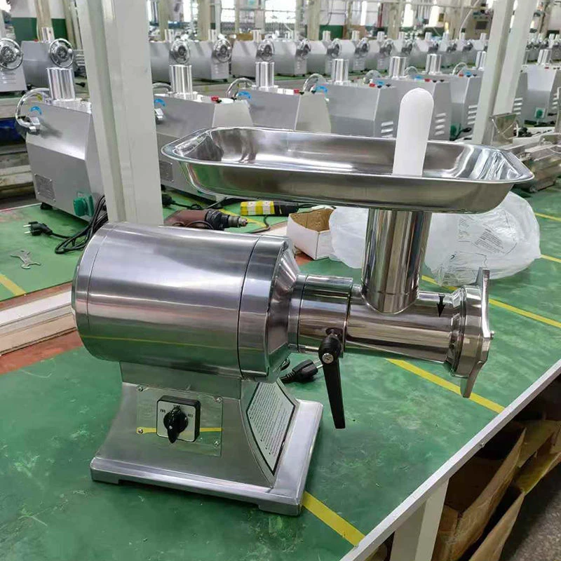 مفرمة لحم كهربائية، مفرمة طعام من الفولاذ المقاوم للصدأ محمولة تجارية، مفرمة خضروات وجزر منزلية