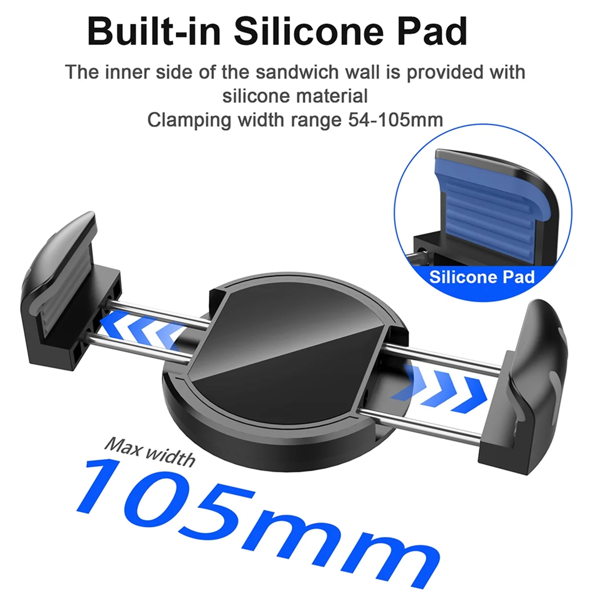 ABJZ حامل هاتف مغناطيسي عالمي للهاتف المحمول المغناطيسي في السيارة للحمام والثلاجة والمطبخ