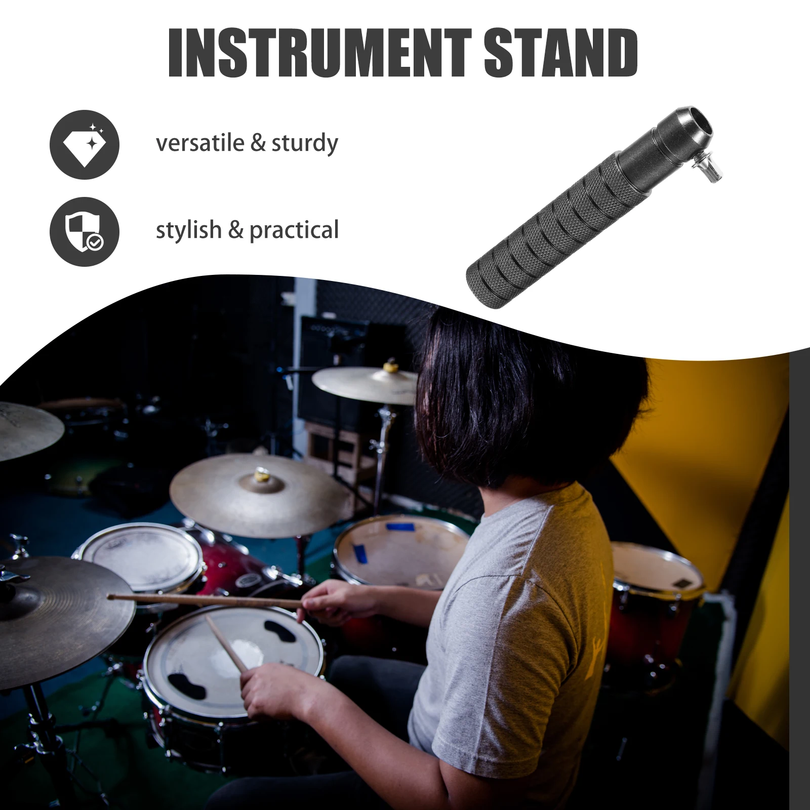 

Drum Balancing Arm Cymbal Stand Key Parts Musical Instrument Accessories Pole