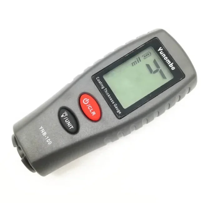 China Yunombo YNB-100 YNB-111 Digital Car Paint Thickness Meter Digital Thickness Tester Coating Thickness Gauge