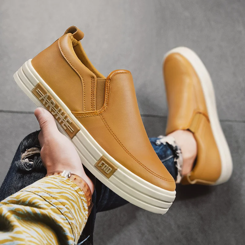 

Men's Shoes 2025 Spring/Autumn Casual Men's Shoes Korean Edition Trendy One Step Off Versatile Casual Flat Shoes