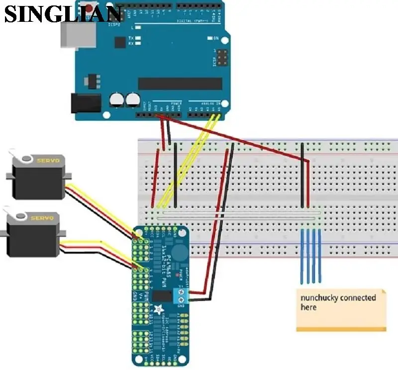 16-Kanal 12-Bit-PWM-Servotreiber I2C-Schnittstelle Laufwerksplatine PCA9685-Modul für Arduino Raspberry Pi Shield Modul Servo Shield