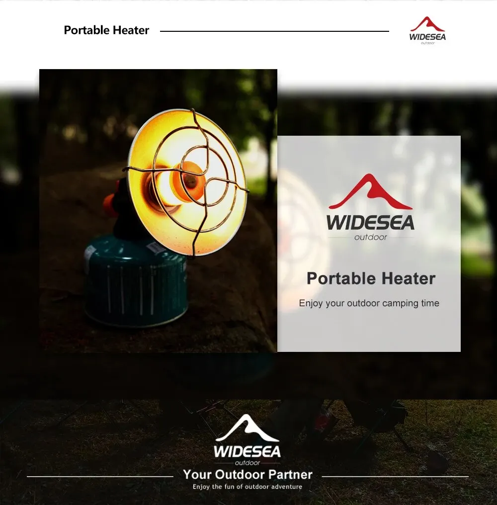 Widesea Camping-Heizung, tragbarer Kamin aus Edelstahl für den Winter, Outdoor, Herd, Wandern, Gasbrenner, Heizung, Überlebensausrüstung – Detail 6