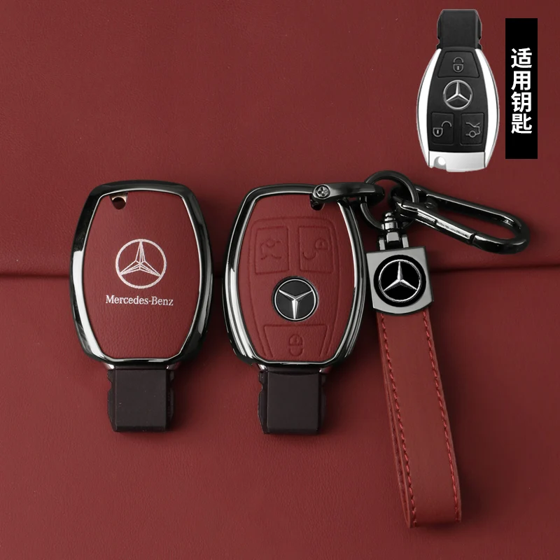 2/3 Buttons Remote Smart Car Key Case Cover For Mercedes Benz A B C E S Class C200 C300 E350 E260L W205 CLA CLS GLA GLC GLE GLS