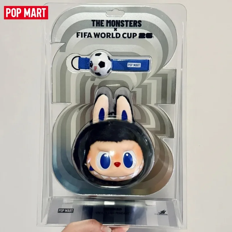 

Genuine POP MART THE MONSTERS × FIFA Series Labubu Vinyl Plush Pendant World Cup Commemorate Ornament Collection Cute Toys Gift