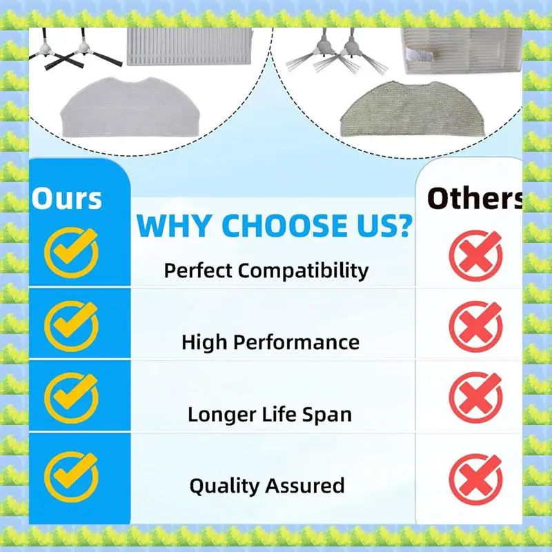 Fzfz Filters Brushes Mop Pads For Ropvacnic S1 A1 For Tipdiy G90 For Vipsun Z1 …