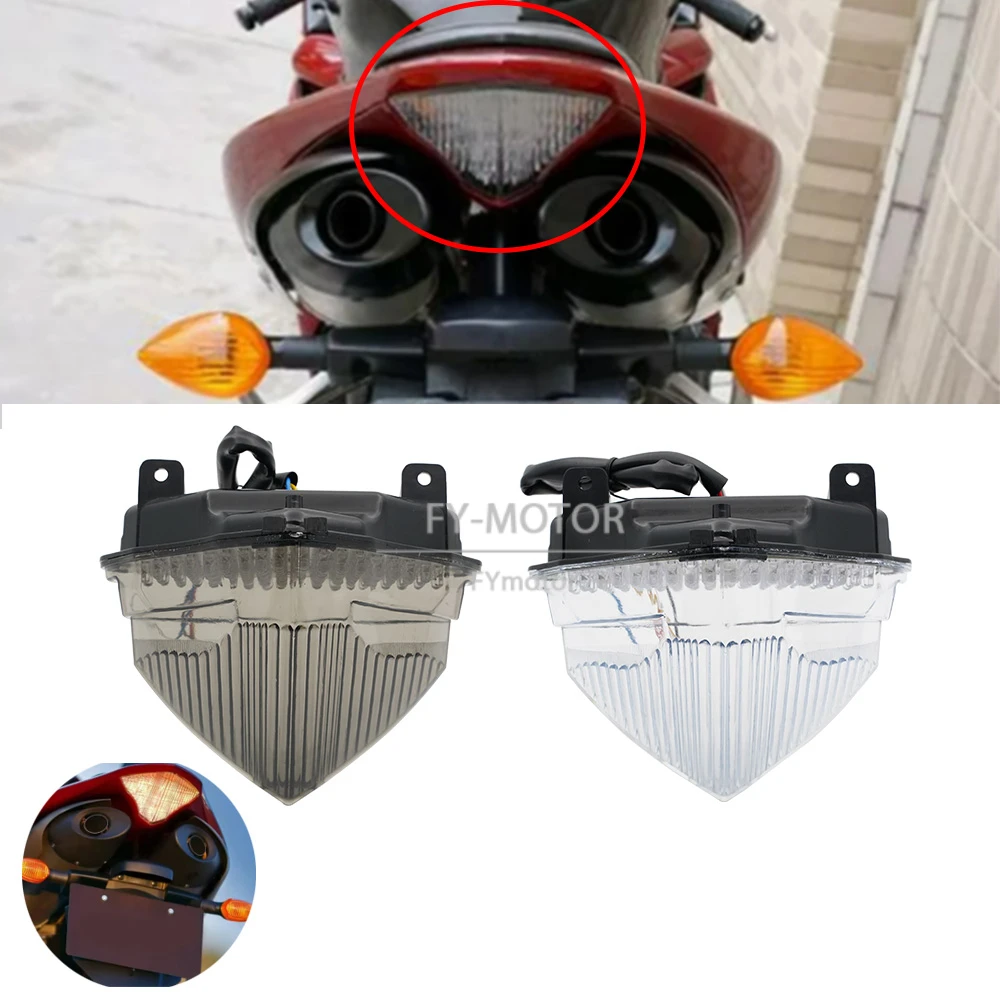 

Motorcycel Rear Tail Light Brake Turn Signals Integrated LED Light Fit For Yamaha YZF R1 2004 2005 2006