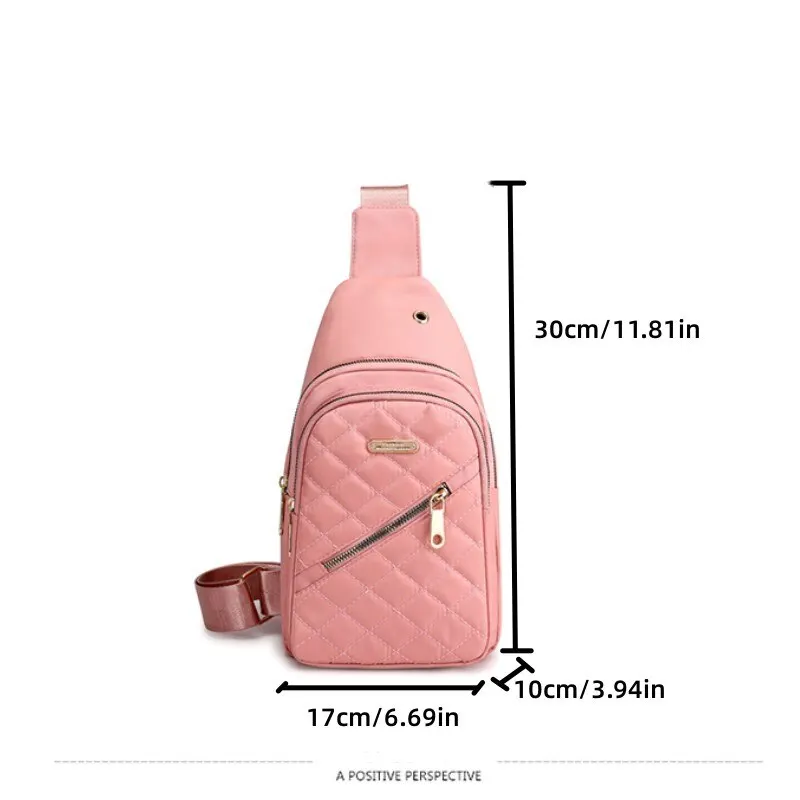 Mochila bordada de tejido compuesto para mujer, bolso de hombro de ocio, pecho cruzado, superventas