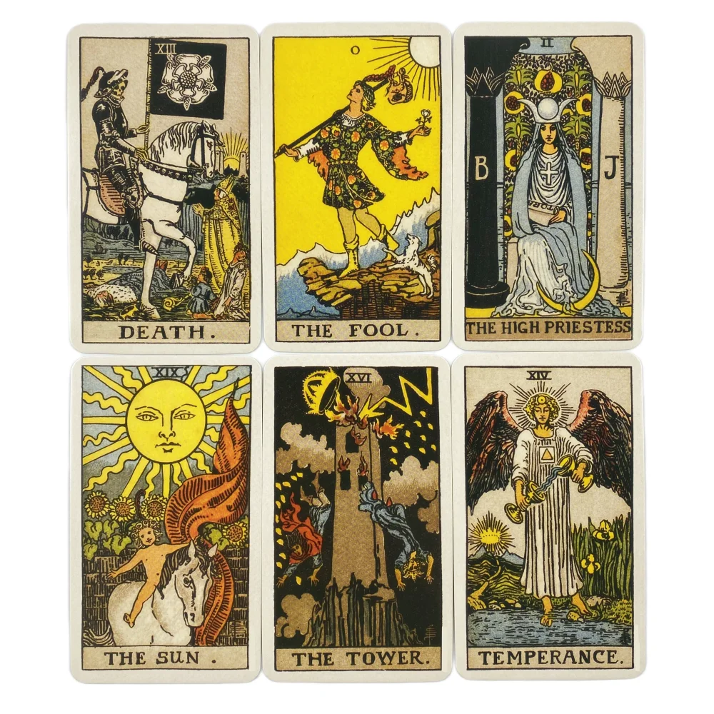 Rider Tarot Cards A 78 Deck With Paper Guidebook Oracle English Visions Divination Centennial Edition Borad Playing Games