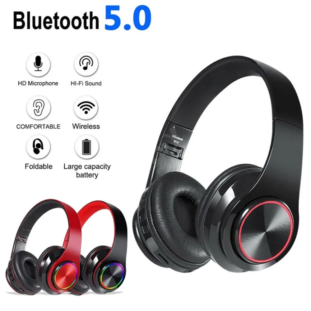 Noise Cancelling Wireless Headphones With Mic Foldable Bluetooth Headset and TV PC Tablet Bluetooth Adapter Gaming TV Music Gift