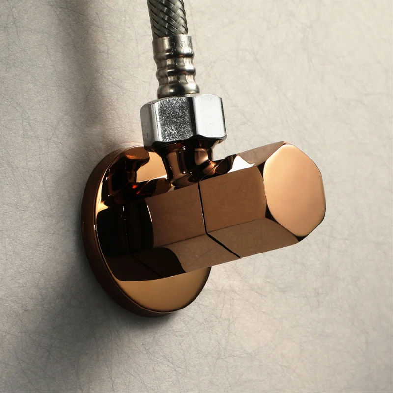 Bathroom Water Stop Valve Kitchen Faucet Hexagonal Valve Square Angle Valve Water Control Valve Faucet Valve