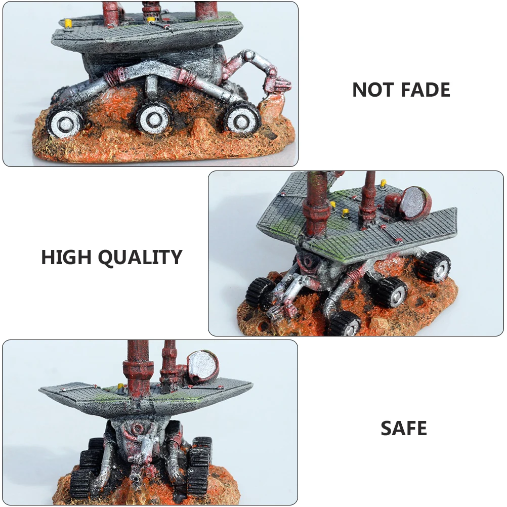 

Mars Decoration Aquarium Ornament Accessories Car Decorative Statues Ornaments Resin
