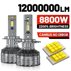 HYNBYZJ 880W H4 H7 LED Canbus H11 H1 H3 9005 HB3 9006 HB4 H8 H9 9012 9007 9008 H13 Fari a LED Lampadina per fari per auto