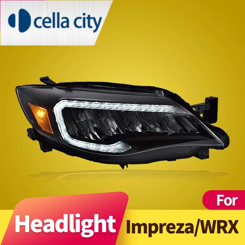 

Car Styling Head Lamp for Subaru WRX Headlight 2008-2014 LED Headlight Projector Lens Front DRL Signal Automotive Accessories