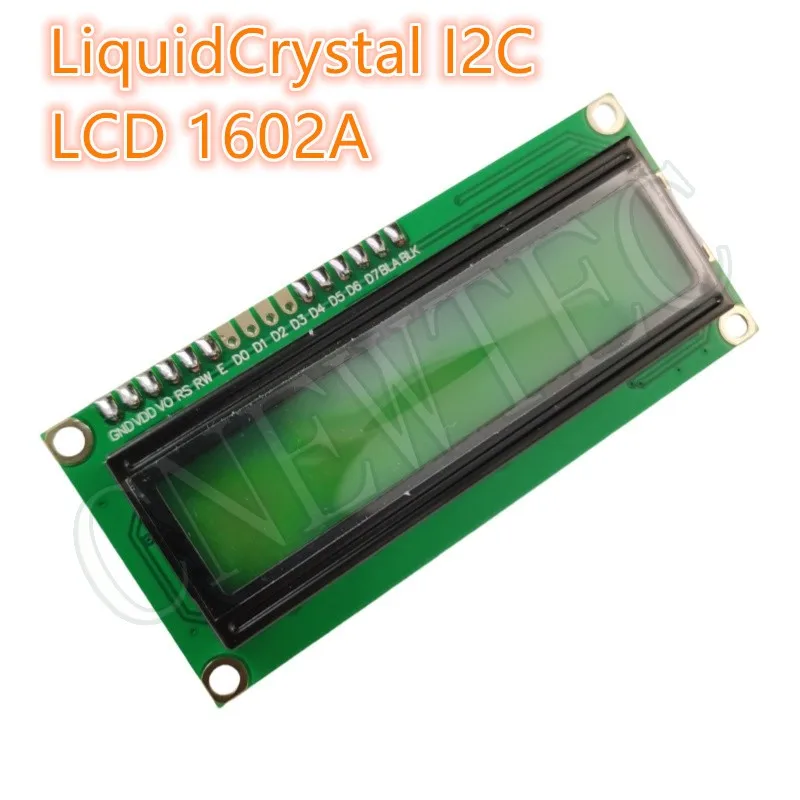 LCD1602 1602 LCD Module Blue/Green Screen 16x2 Character LCD Display with IIC I2C Serial Interface Adapter Module for Arduino
