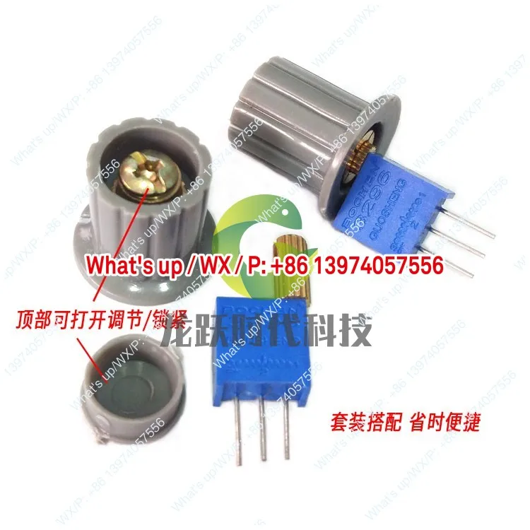 10pcs   Long handle 3296W experimental multi-turn adjustable resistance 1K2K5K10K20K50K100K200K500K potentiometer