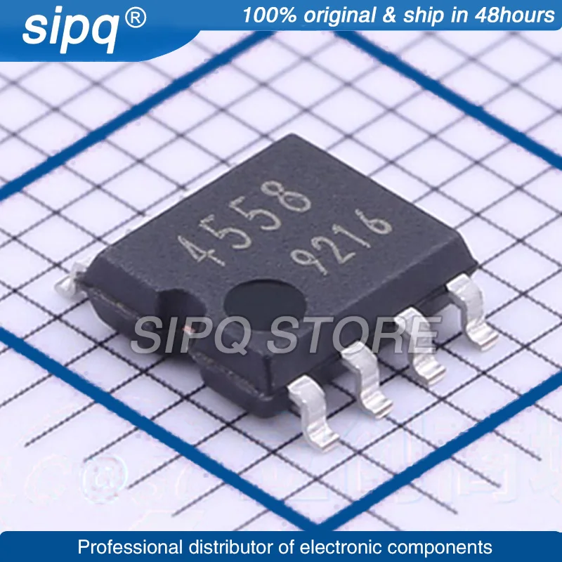 

50PCS/LOT BA4558F-E2 BA4558F SOP-8 Marking:4558 Brand New and Original In Stock Authentic Product