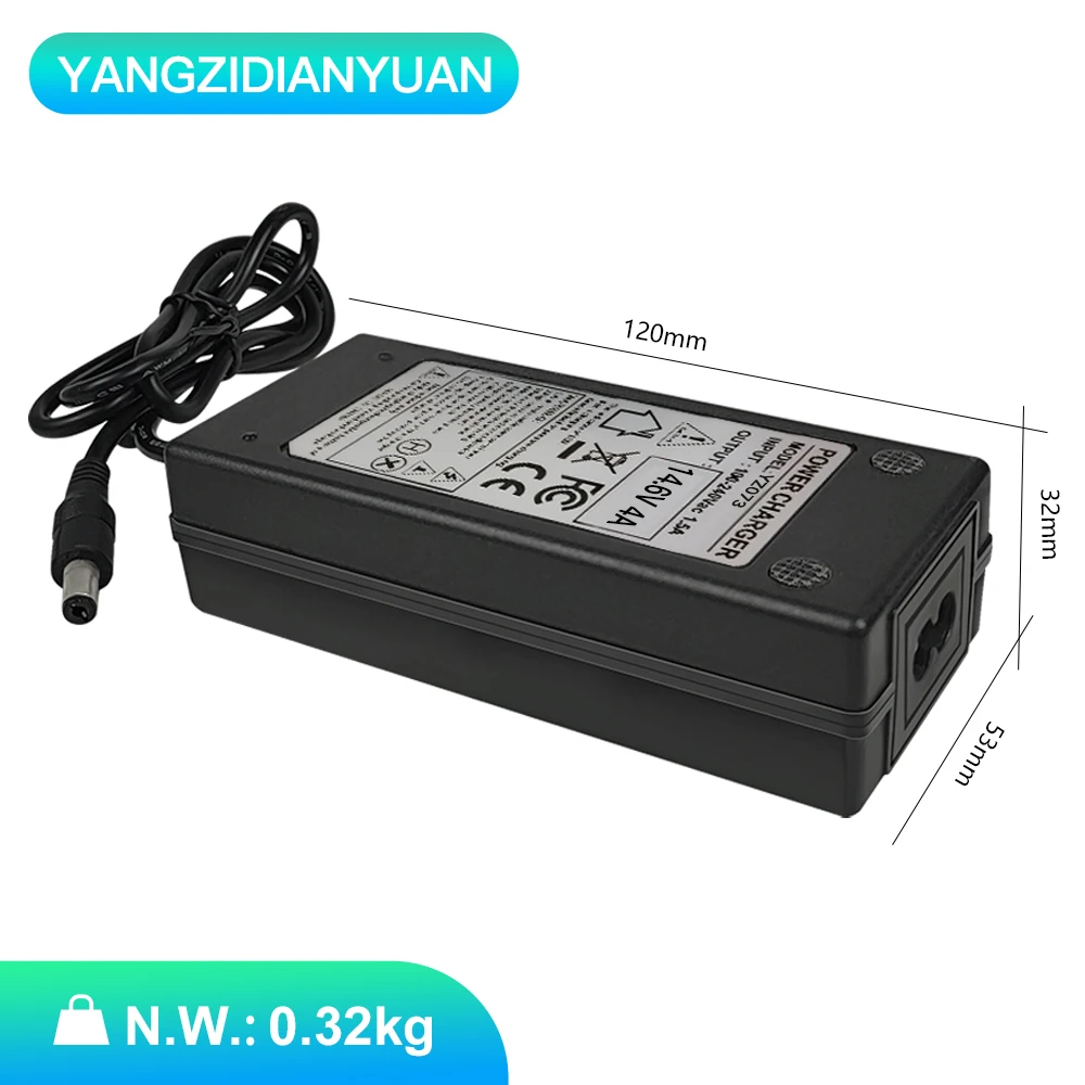 14.6V 4A Lifepo4 Charger 4S 12V Battery Charger Efficient Fast Charging