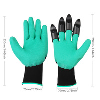 Gardening Gloves With Claws Breathable Waterproof Working Digging Planting Sting Resistant Non Slip Protective Latex Gloves