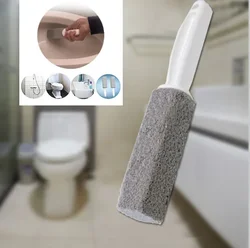 Manual Bathroom Toilet Cleaning Brush Pumice Stone Toilet Brush Bathtub Sink Limescale Stain Remover Dirt Toilet Cleaning Tool