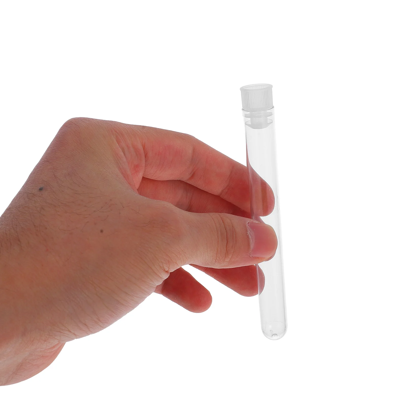 50pcs Disposable Sampling Test Tube Plastic Laboratory Tubes For Science Experiments Liquid Storage Travel Use Clear Sturdy Test