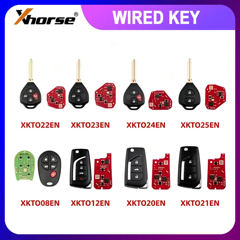 Xhorse 2nd Generation for Toyota Type XKTO08EN XKTO10EN XKTO12EN XKTO20EN XKTO21EN XKTO22EN XKTO23EN XKTO24EN XKTO25EN